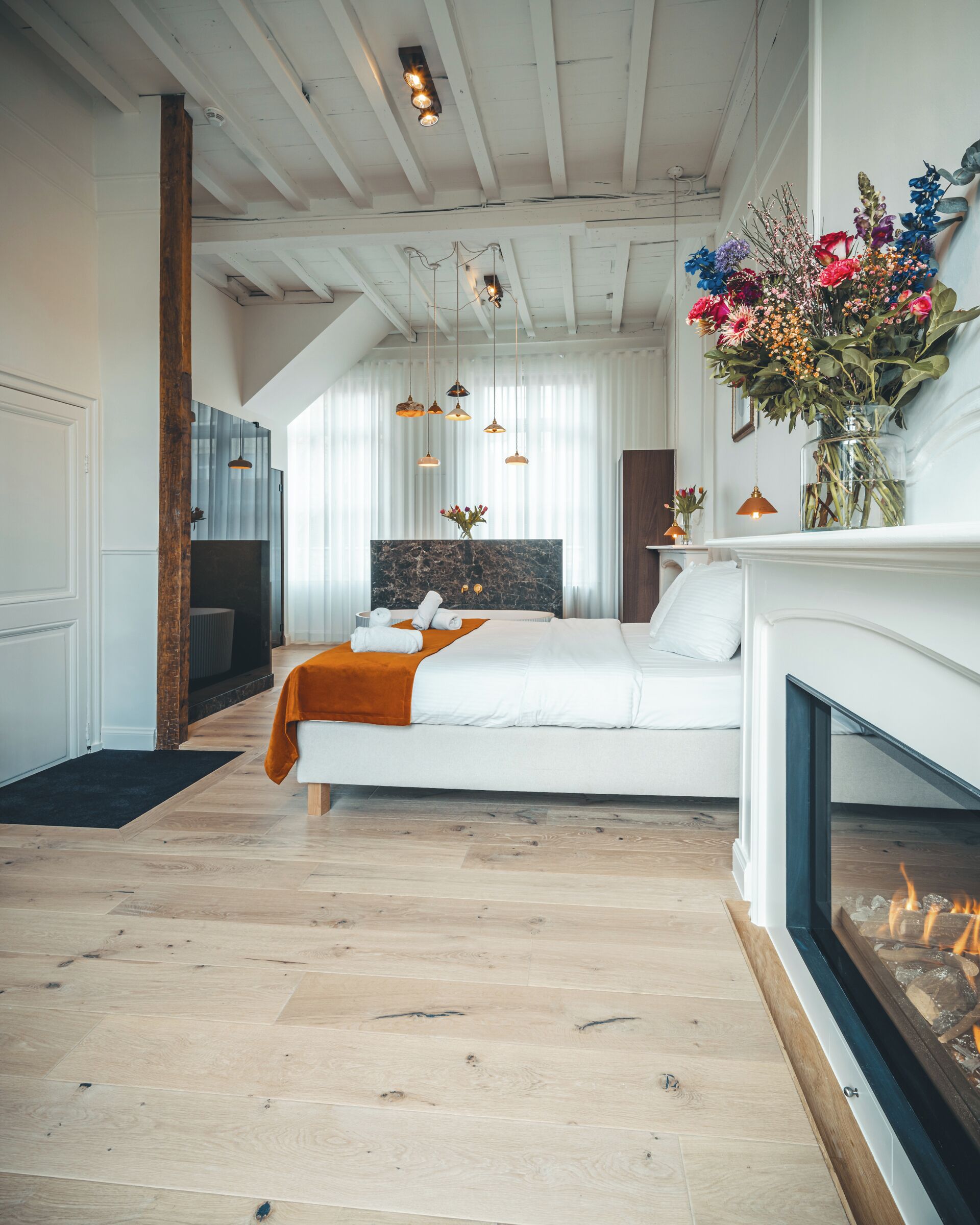 Deluxe Double Room | Frette Italian sheets, premium bedding, Select Comfort beds