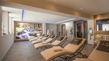 Un sauna, baño turco