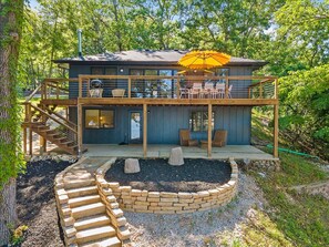 Terrace/patio - Lakefront Escape: Remodeled, Fast Internet, Cove View (Gravois Mills)