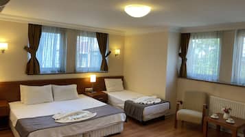 Ropa de cama hipoalergénica y minibar