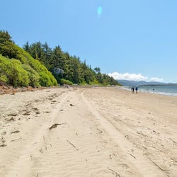 On the beach