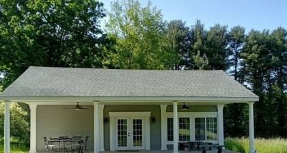 Peaceful farm area, on the reservoir, near vineyards