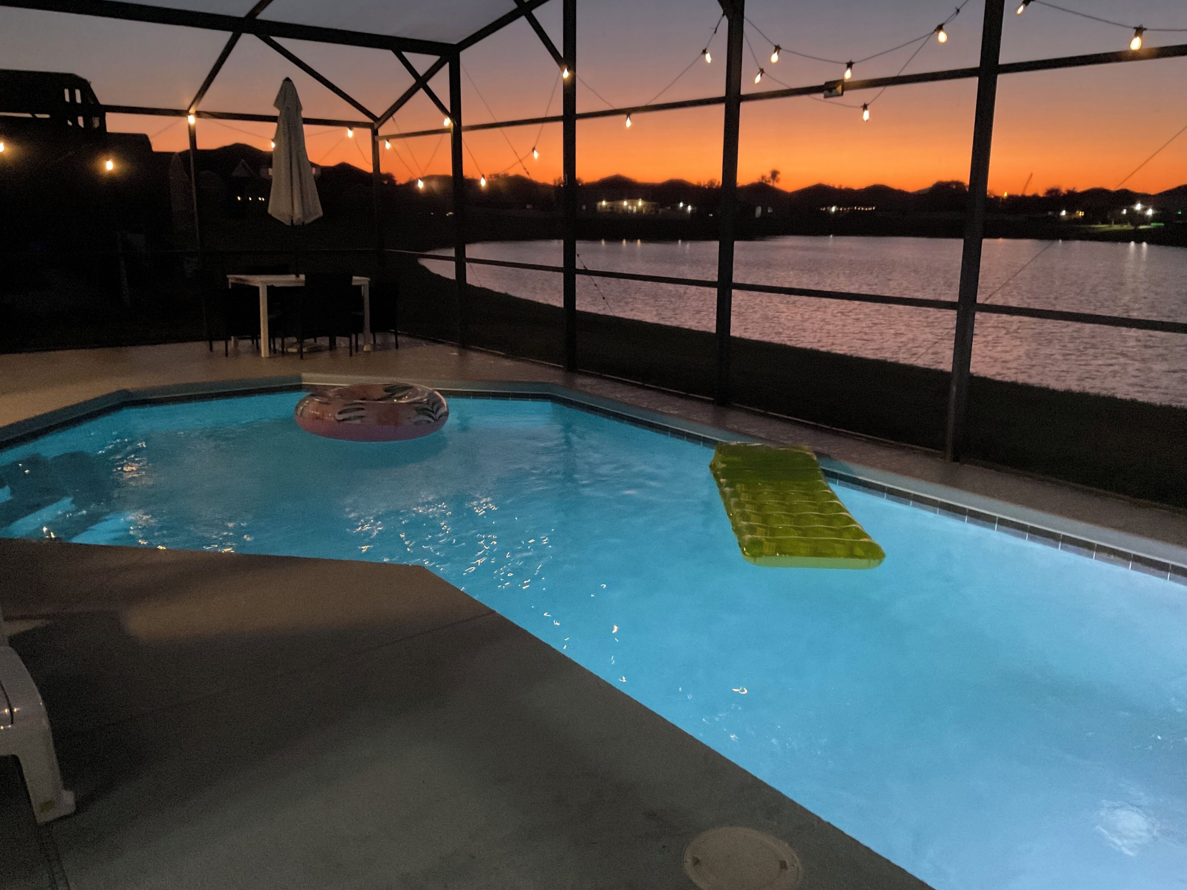 Una piscina climatizada