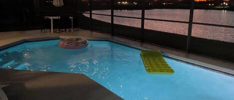 Una piscina climatizada