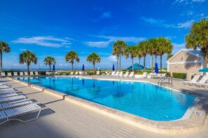 Una piscina riscaldata