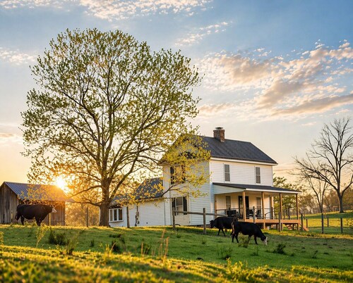 Private Farm. Located between New River Gorge and Summersville Lake.