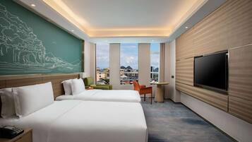 Minibar, wifi gratis y ropa de cama