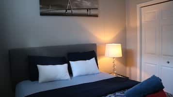 2 bedrooms, iron/ironing board, free WiFi, bed sheets