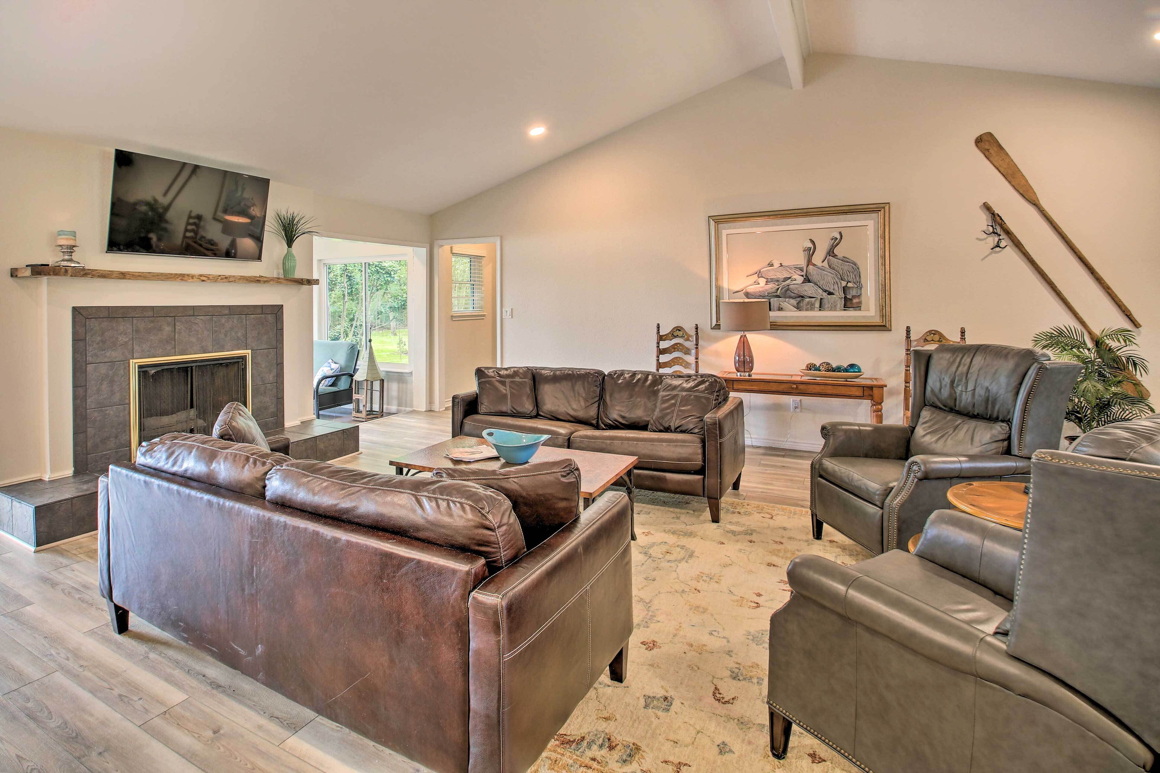 Serene Lakefront Home w/ Grills & Boat Dock!