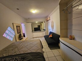 Deluxe Apartment, 1 Bedroom, Kitchenette, Ground Floor | Memory foam beds, individually decorated, individually furnished