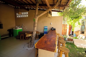 Full-size fridge, microwave, stovetop, dishwasher - Vila Juru (Tibau do Sul)