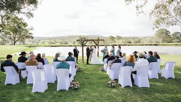 Utendørs bankettområde