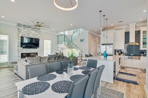 Ferienhaus, Mehrere Betten, Küche, Strandblick | Eigene Küche | Kühlschrank, Mikrowelle, Ofen, Herdplatte