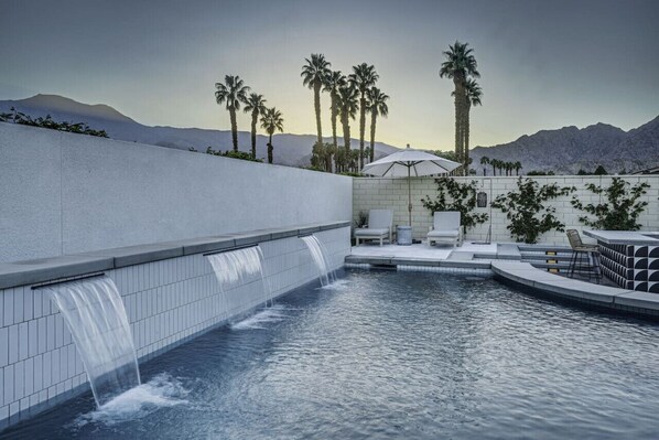 Indoor pool, a heated pool