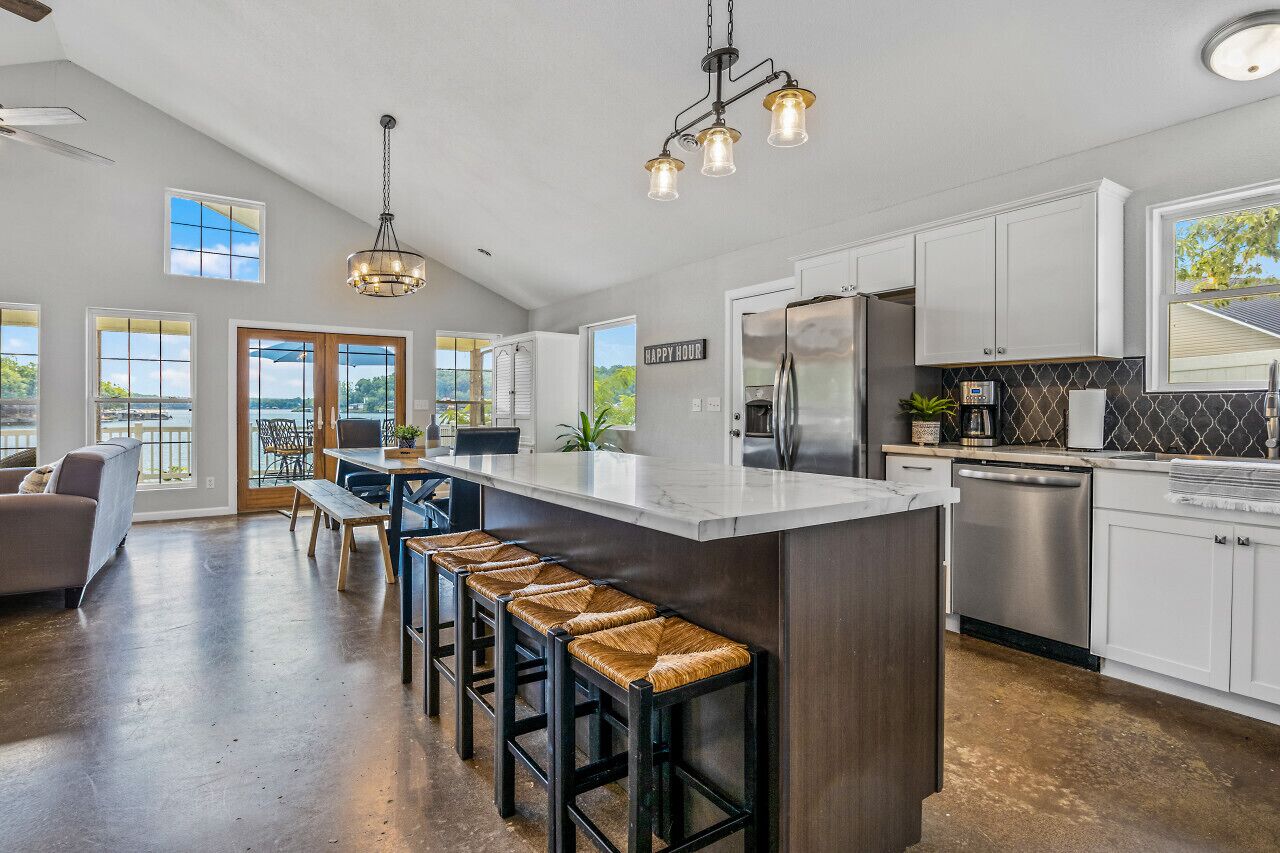 Sunset Lodge! - Waterfront House with Private Dock!