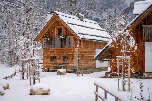 ALPIK Chalets - Bohinj - Chalet Studio GOVIC - Mountain - River View - Fireplace