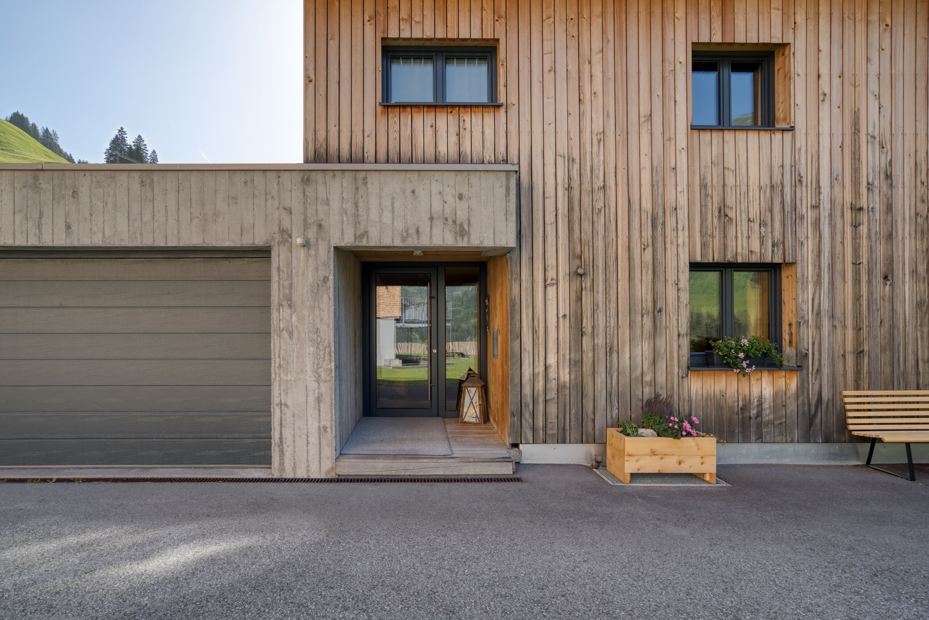 Majoituspaikan julkisivu