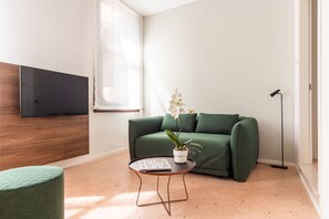 Leilighet – superior (Zappa) | Oppholdsområde | Flatskjerm-TV