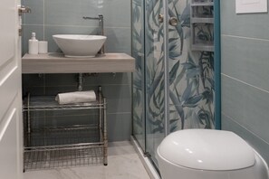 Een douche, een haardroger
