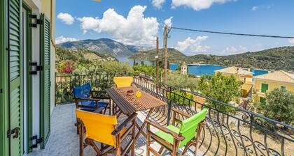 Studio 'Veronis 3' with Sea View, Shared Pool & Wi-Fi