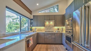 Private kitchen - 3864 Carmel Delight - Updated Home Near Downtown (Carmel by the Sea)