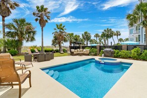 Una piscina climatizada