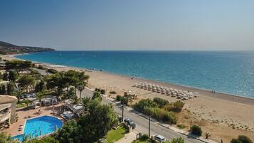 Uitzicht op strand/zee
