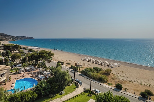 Vue sur la plage ou l’océan