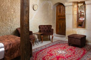 Agape Cave Suit | Hypo-allergenic bedding available, iron/ironing board, WiFi (free) - Romantic Cave Hotel (Ürgüp)