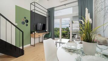 Studio, balkon | Beddengoed
