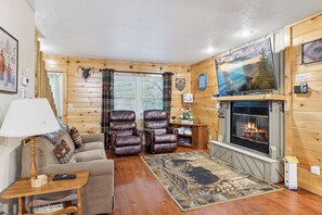 TV, fireplace, DVD player, foosball - Around The Bend: Discover Endless Fun Just Around the Corner in the Smokies! (SEVIERVILLE)