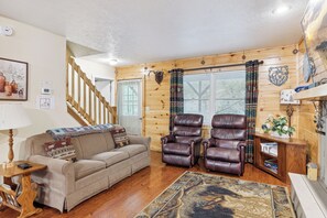 TV, fireplace, DVD player, foosball - Around The Bend: Discover Endless Fun Just Around the Corner in the Smokies! (SEVIERVILLE)