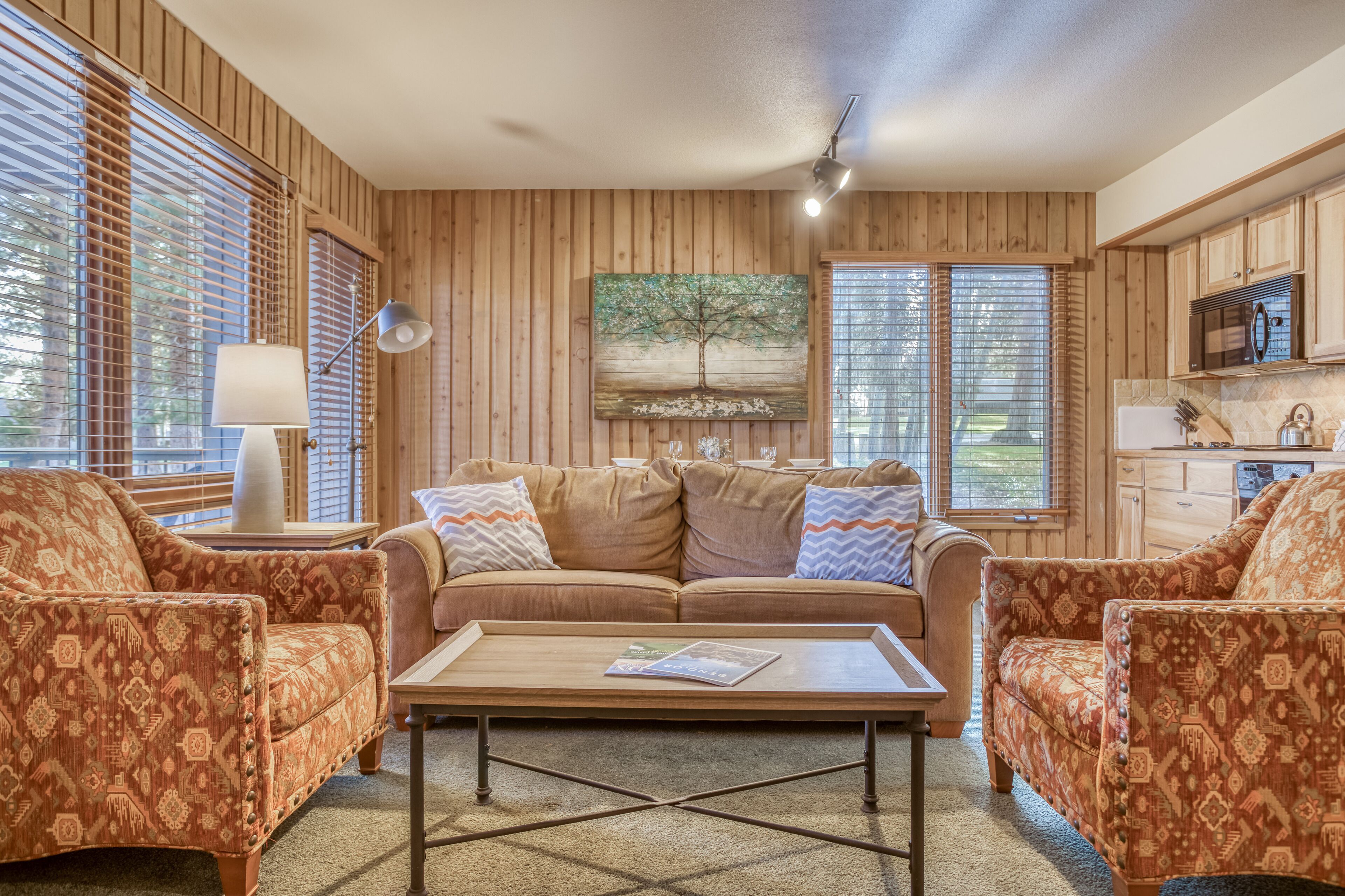 Location and Privacy in Lower-Level Condo with Mt. Bachelor Village Amenities!