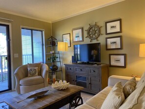 Appart'hôtel, plusieurs lits, balcon, vue plage (124) | Intérieur