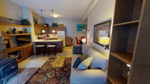 Condo, 1 phòng ngủ | Phòng khách