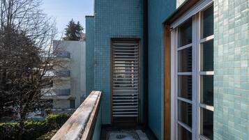 Apartment, mit Bad | Blick vom Balkon