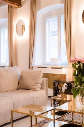 Deluxe-Apartment | Wohnbereich