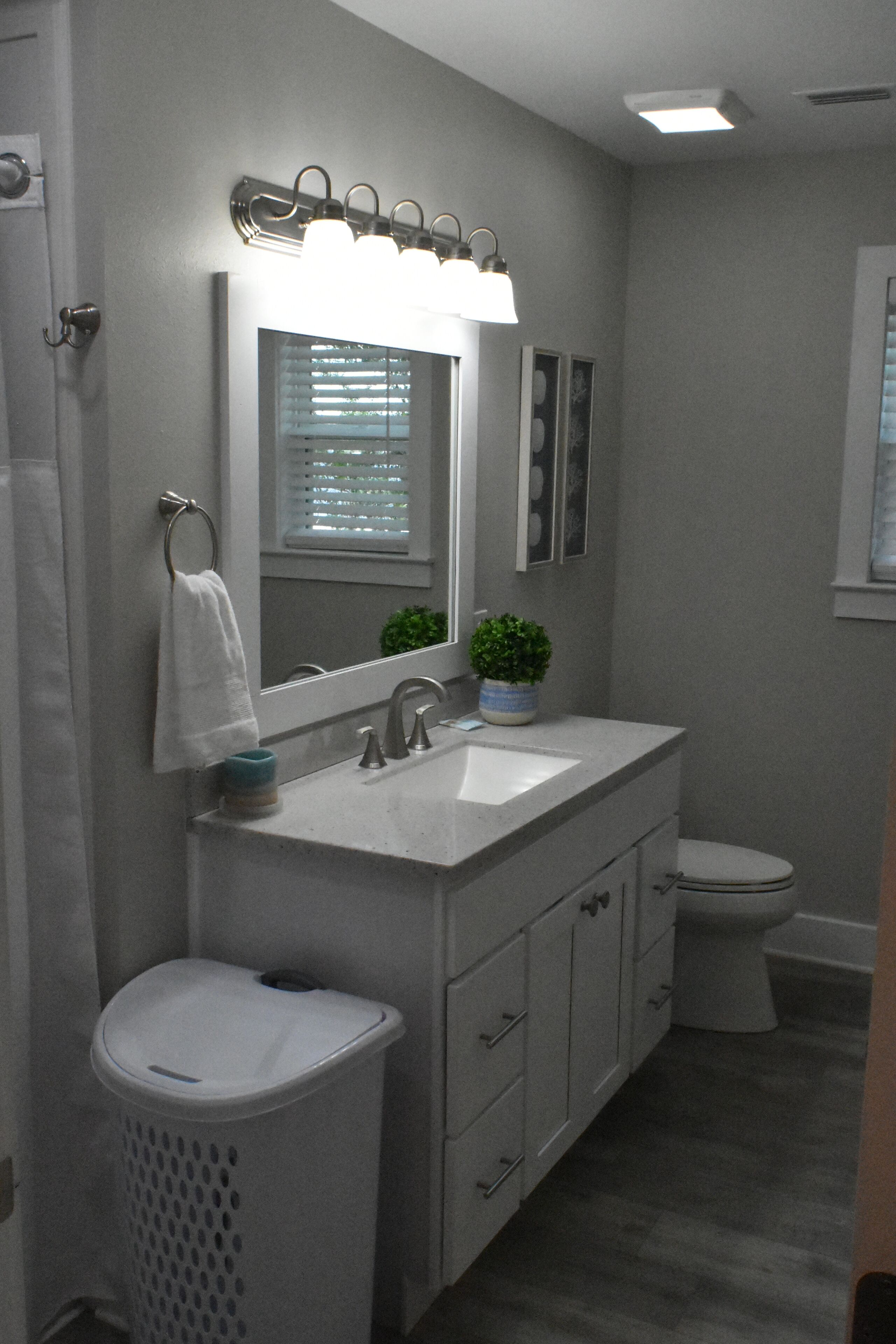 Waterfront house with beautiful views of Perdido Bay facing Florida.