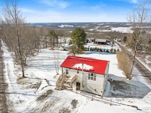 Exterior - Spacious Winter Retreat w/ Hot Tub, Games, Fire Pit & Scenic Hilltop Views! (Thompson)