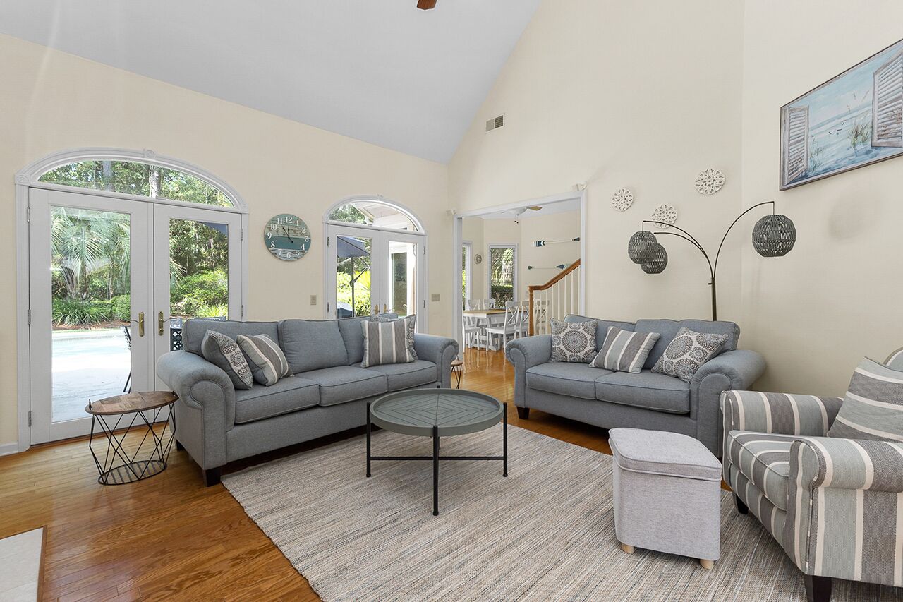 Pet-Friendly Sea Pines House with Private Pool, Quiet Backyard, Near Beach/Golf