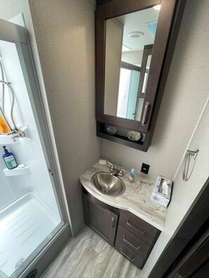 Bathroom - Delightful 1 bedroom RV in Pickwick (Counce)