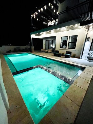 Una piscina climatizada