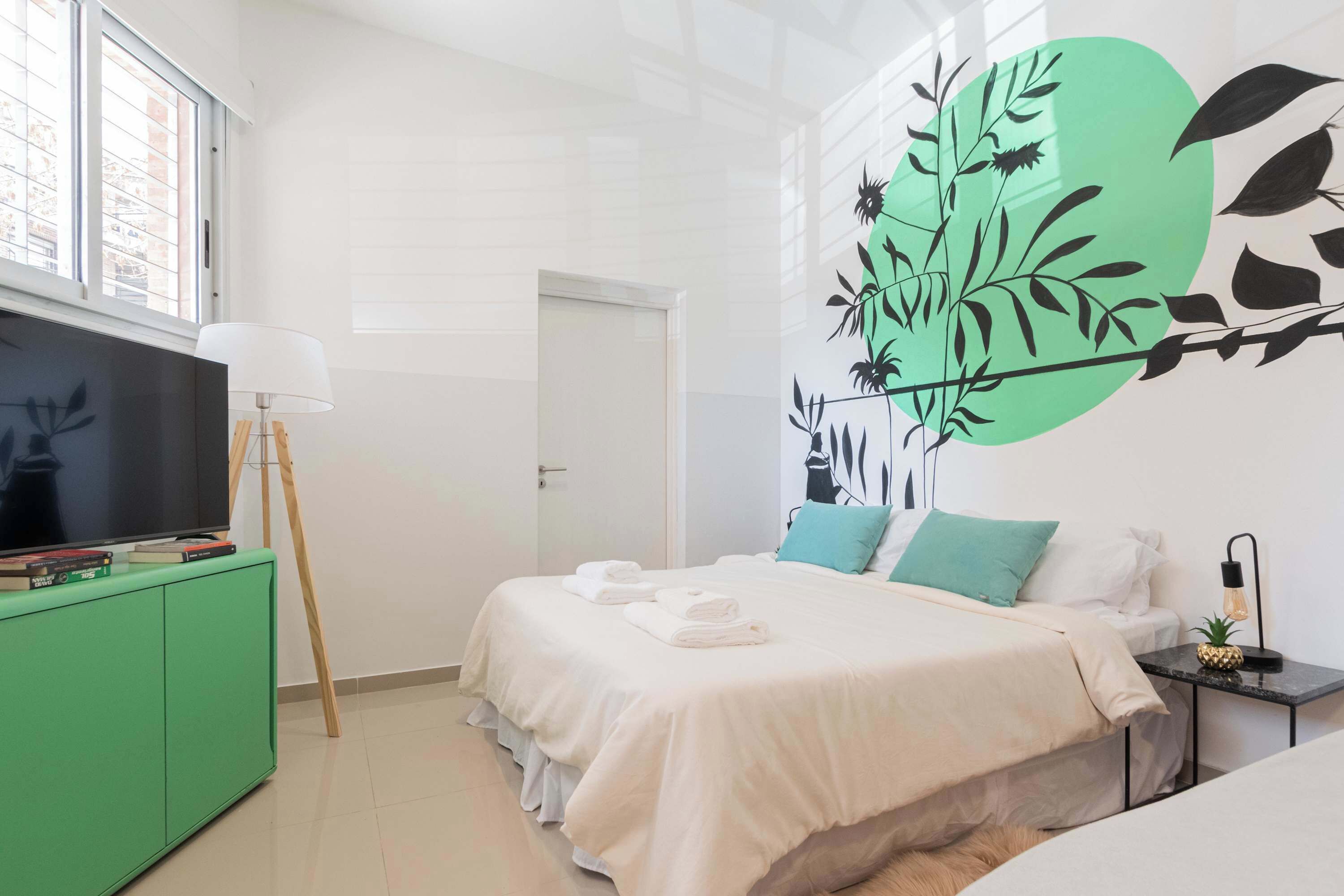 1 Schlafzimmer, Schreibtisch, Bügeleisen/Bügelbrett, WLAN