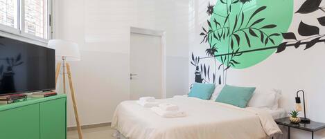 1 Schlafzimmer, Schreibtisch, Bügeleisen/Bügelbrett, WLAN