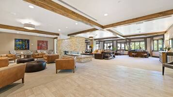 Sala de estar en el lobby
