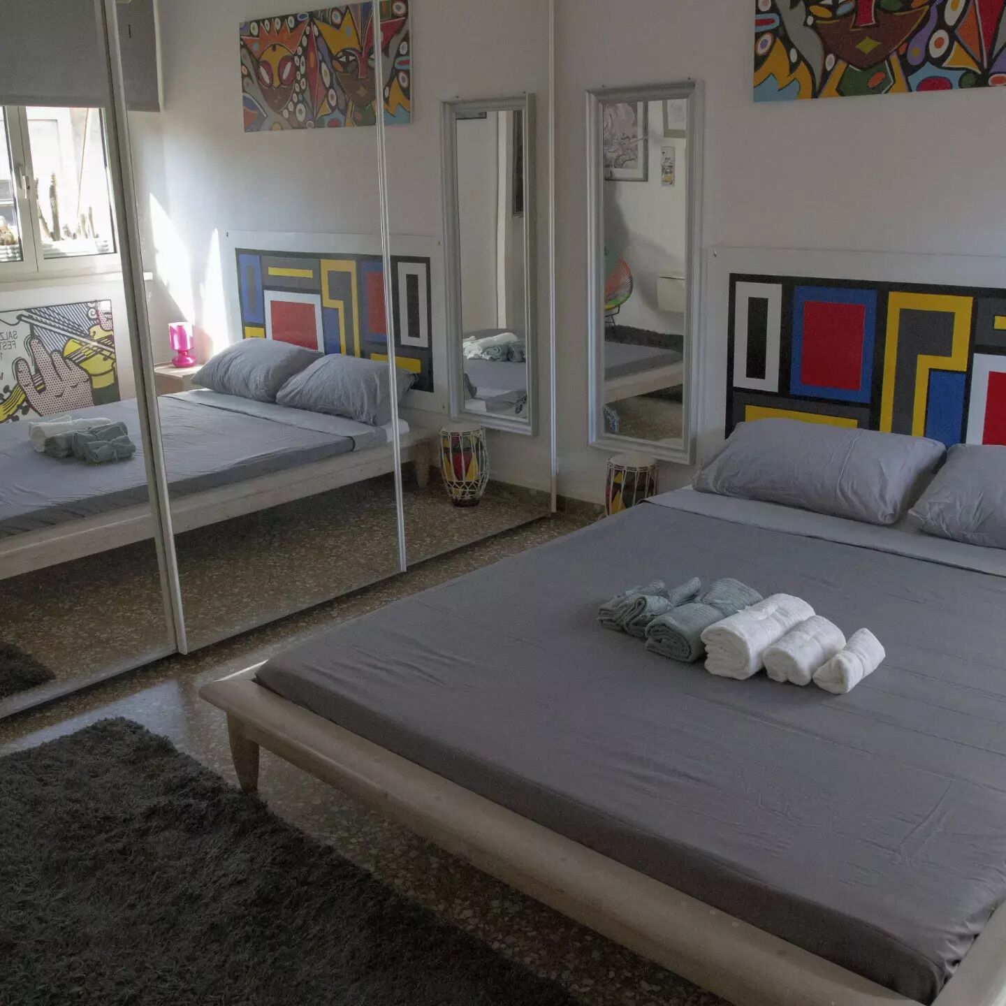 Attico con terrazzo tropicale