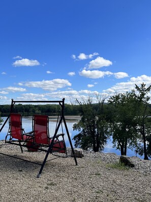 Property grounds - Serenity awaits at this secluded riverfront property (Muscoda)
