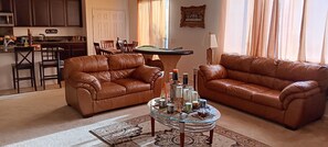 Smart TV, fireplace, DVD player, offices