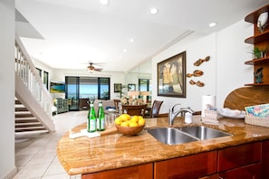 Villa, 3 Bedrooms (Golf Course View, Sleeps 10 (ML-2222)) | Private kitchen | Fridge, microwave, oven, coffee/tea maker - Kapalua Golf Villas Resort by KBM (Lahaina)