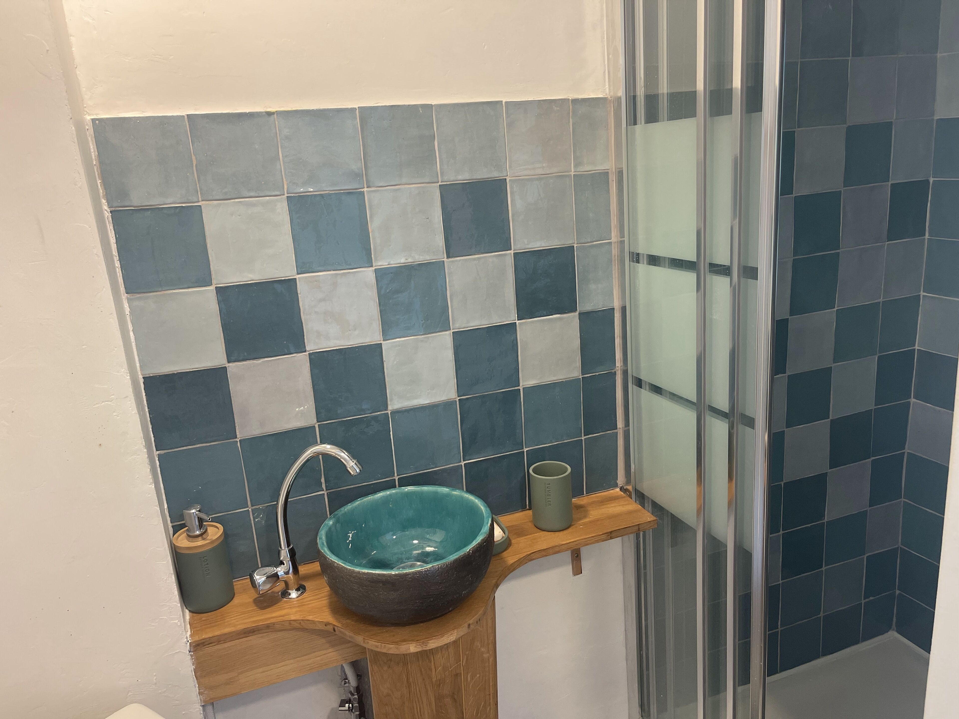 Studio on the ground floor of a villa with Pool/Terrace access.